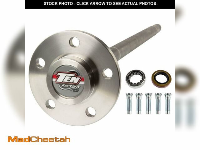 Lot 74-12786732 - (MISSING HARDWARE) TEN Factory MG31135 Bolt Pattern Spline Drive Axle Shaft Assembly for Dana 35 Lef...