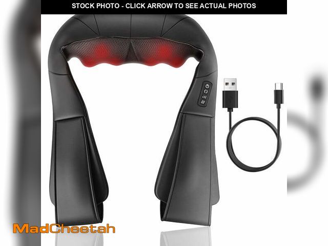 Lot 74-12832794 - Bokyan Neck Massager Cordless, Shiatsu Shoulder and Kneading Back with Heat, USB-C Rechargeable for ...