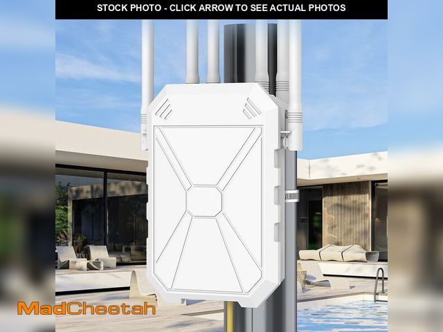 Lot 74-14056947 - AX1800 Outdoor WiFi 6 Extender, High Power Outdoor WiFi Extender Signal Booster, Long Range Outdoor ...