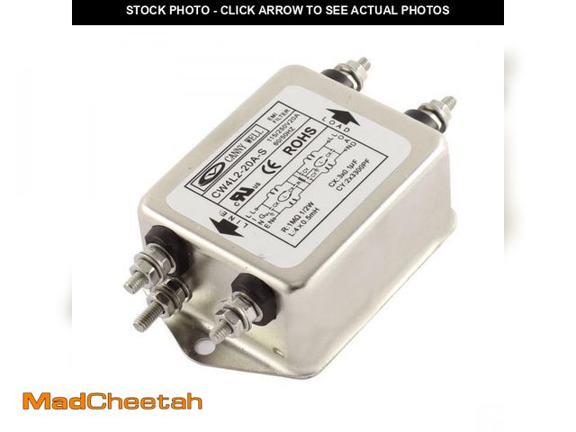 Lot 74-12314693 - Uxcell AC 115/250V 20A CW4L2-20A-S Noise Suppressor Power EMI Filter - USED