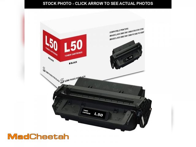 Lot 74-12309033 - L50 Black Toner Cartridge Replacement for Canon L50 6812A001 Toner Cartridge for ImageClass D660 D66...