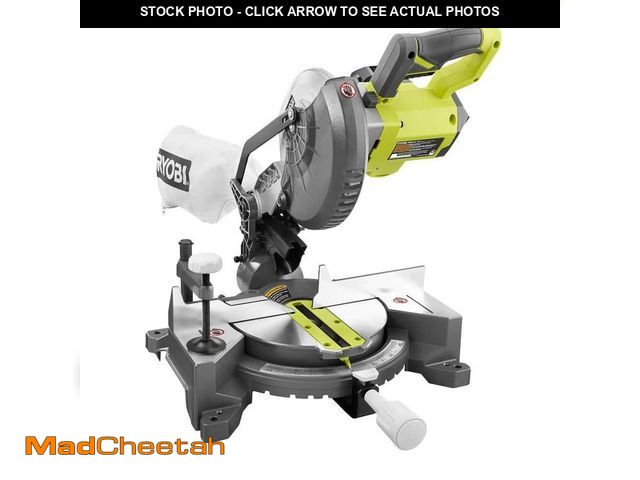 Lot 74-14182563 - RYOBI ONE+ 18V Cordless 7-1/4 in. Compound Miter Saw (Tool Only) - UNUSED