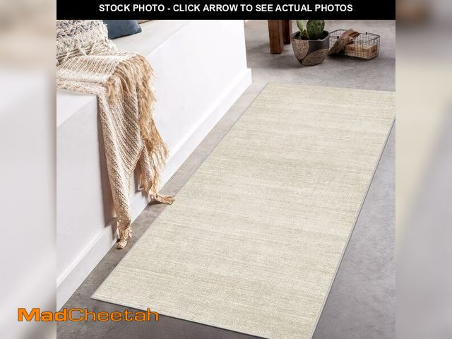 Lot 74-14264598 - Art&amp;Tuft Runner Rug 2x5 Non-Slip - Low-Pile Washable Runner Rug for Hallway, Soft Distressed Car...