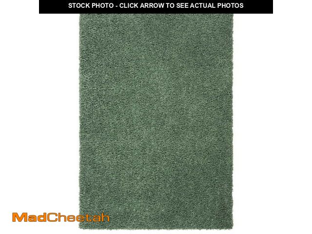 Lot 74-12687265 - SAFAVIEH August Sophia Solid Shag Area Rug, Green, 3' x 5' - UNUSED