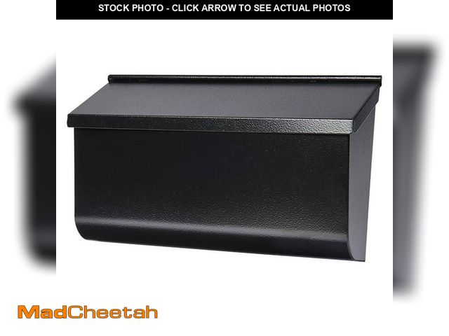 Lot 74-13001400 - Architectural Mailboxes Woodlands Black, Medium, Steel, Wall Mount Mailbox - UNUSED