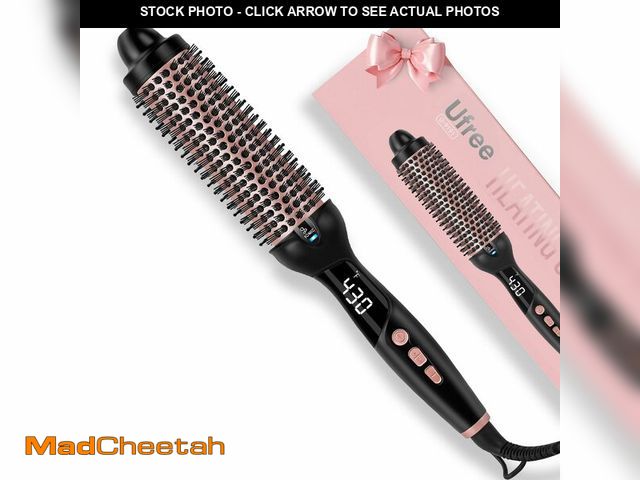 Lot 74-14273458 - Ufree Ionic Thermal Brush, 1.5 Inch Heated Round Brush for Blowout, 30s Fast Heating Curling Brush w...