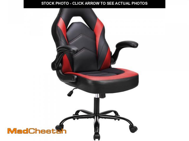 Lot 74-12512941 - edx Gaming Chair, Computer Chair Ergonomic Office Chair PU Leather Desk Chair Executive Adjustable S...