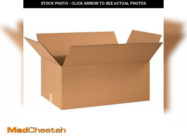 Lot 74-13733603 - BOX USA Shipping Boxes Large 24"L x 14"W x 10"H 16-Pack - Corrugated Cardboard Box for Moving, Maili...