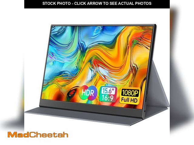 Lot 74-14208755 - ForHelp 15.6inch Portable Monitor,1080P USB-C HDMI Second External Monitor for Laptop,PC,Mac Phone,P...
