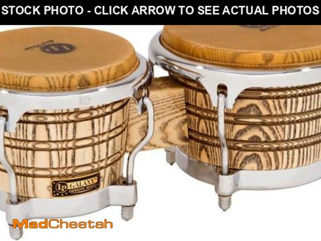 Lot 74-12028844 - Latin Percussion LP Galaxy Giovanni Series Bongos - Natural/Chrome Natural 8.625-inch - UNUSED