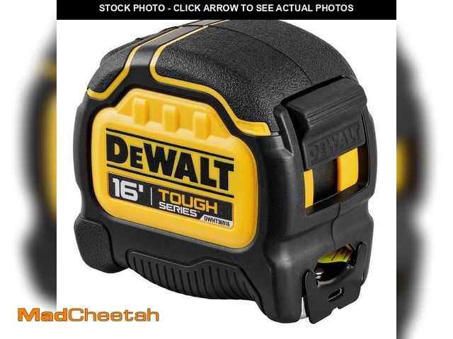 Lot 74-12855494 - DEWALT Tough Tape 16 ft. x 1-1/4 in. Tape Measure - USED