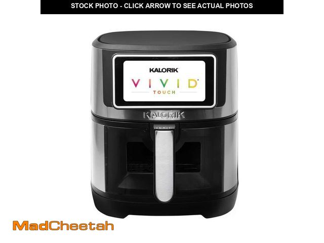 Lot 74-14113647 - KALORIK Vivid Touch 5 Qt. Stainless Steel Air Fryer - UNUSED