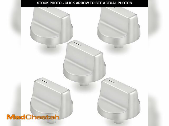 Lot 74-13550069 - W11366438 Stove Knobs Compatible with Whirlpool Electric Range Burner Control Knob WCG55US0HS00 WCG5...