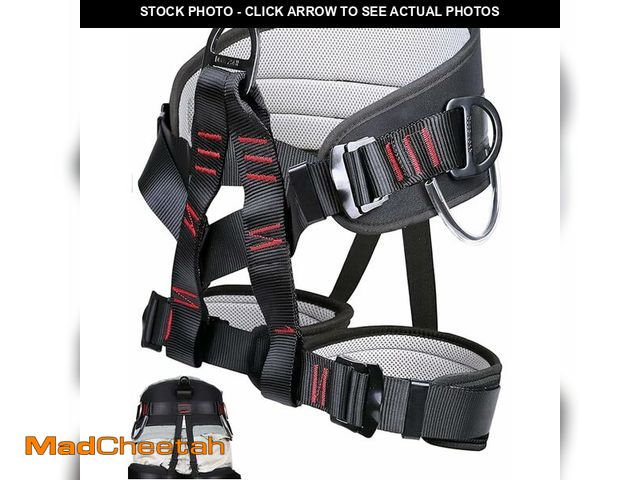 Lot 74-13955296 - Ttechouter Adjustable Thickness Climbing Harness Half Body Harnesses for Fire Rescuing Caving Rock C...