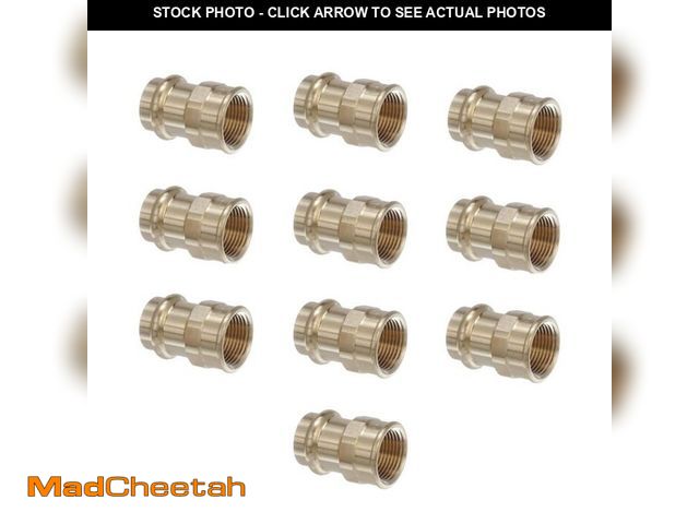 Lot 74-14113080 - *MISSING TWO* Viega ProPress 3/4 in. Press x 3/4 in. FPT Zero-Lead Bronze Adapter (10-Pack) *MISSING...