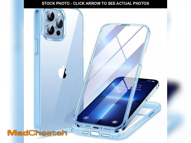Lot 74-11553666 - Miracase Glass Case for iPhone 13 Pro Max 6.7 inch, Upgrade Full-Body Clear Bumper Case with Built-i...