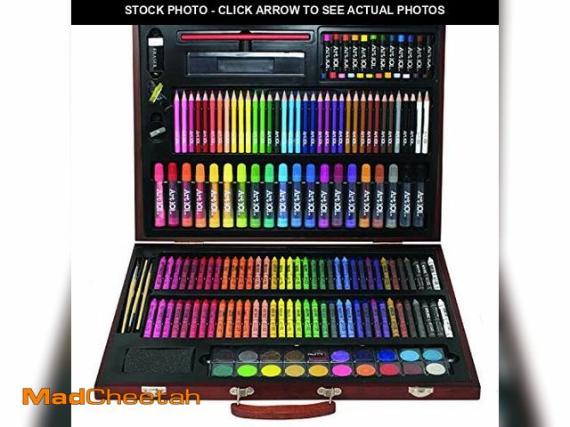 Lot 74-12664065 - Art 101 USA Art 101 173-Piece Wood Art Set,Mulit Colored,173 Piece Set,53173MB - UNUSED