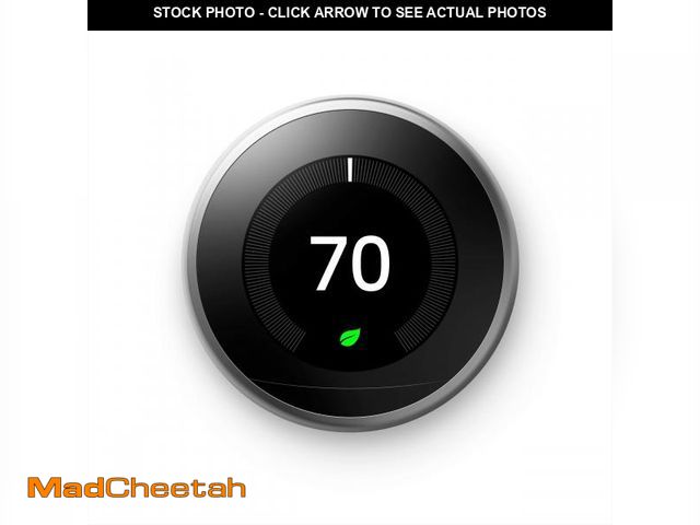 Lot 74-12267673 - Google Nest Learning Thermostat - 3rd Gen (2015) - Programmable Smart Thermostat for Home - Works wi...
