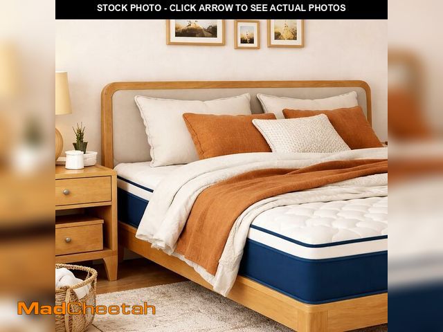 Lot 74-14587661 - Kesyup 12 Inch Hybrid Queen Mattress in a Box - Gel Memory Foam &amp; Pocket Springs for Back Pain R...