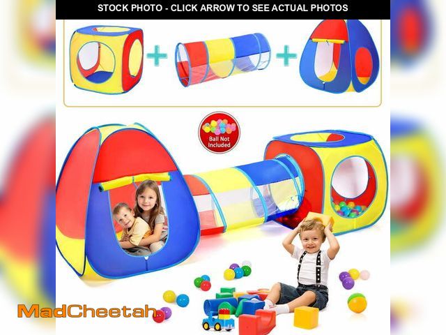 Lot 74-12764234 - JoyStone Kids Play Tent Jungle Gym, Pop Up Tents &amp; Play Tunnel for Toddlers, Best Birthday Gift ...