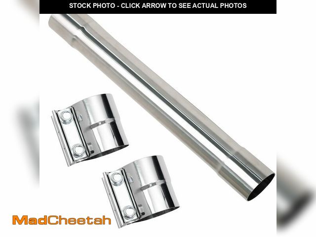 Lot 74-13565161 - 2.5 Inch Exhaust Pipe T304 Stainless Steel Exhaust Straight Tubing,Tailpipe 2 1/2"ID Length17.3",2.5...