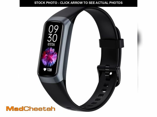 Lot 74-12453397 - Fitness Tracker with 24/7 Heart Rate Sleep Blood Oxygen Monitor,IP68 Waterproof Smart Watch,1.10''AM...