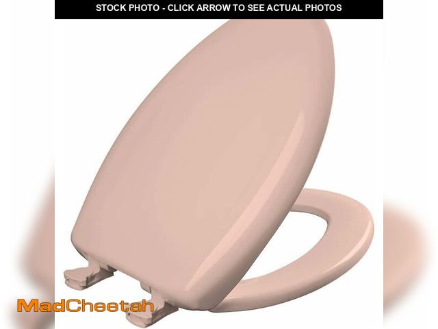 Lot 74-13733592 - Bemis Classic Colors Slow Close Toilet Seat, Easy Clean Hinges and Durable Plastic Seat, Made in USA...