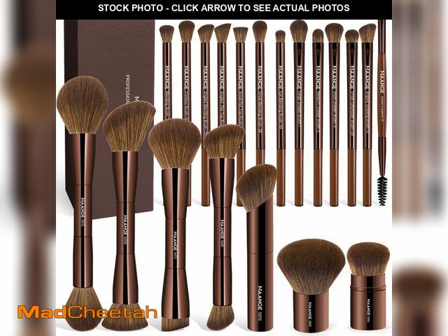 Lot 74-12703220 - MAANGE 20 Pcs Makeup Brushes with Gift Box, Double-End Multi-functional Makeup Brushes for Blending ...