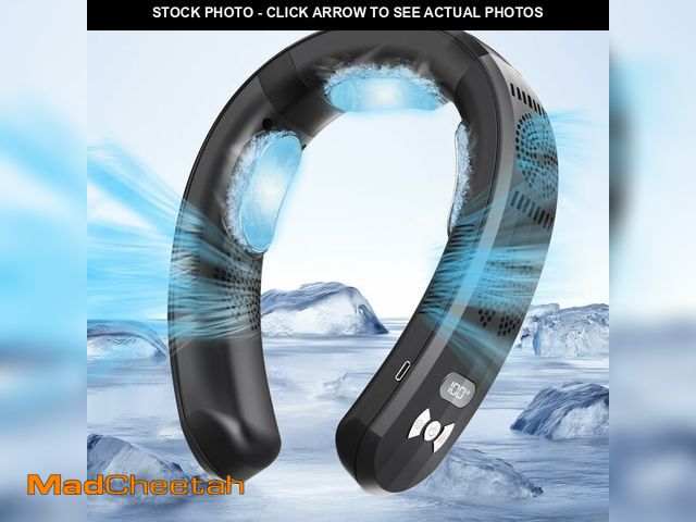 Lot 74-14212573 - Portable Neck Air Conditioner Fan,Bladeless Fans,Long Endurance Limited Version Portable Neck Fan wi...