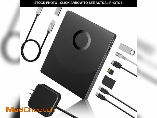 Lot 74-13451350 - 8 in 1 External Blueray/DVD Drive for PC External CD/DVD Drive for Laptop Support 100G Disc 3D Blura...