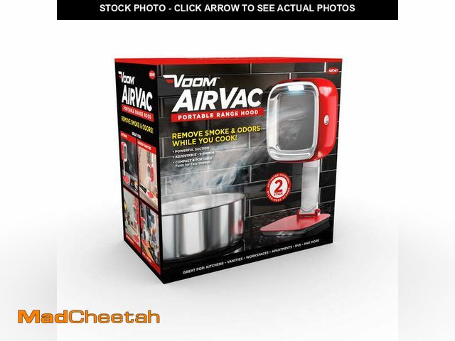 Lot 74-12858924 - Voom AirVac Portable Range Hood, 3 Speed Kitchen Exhaust Fan, Low Noise, LED Lights - USED