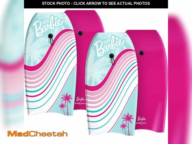 Lot 74-14259264 - Barbie Signature 36in Bodyboard by Wavestorm 2-Pack | Graphic Top Deck with High Density Slick Botto...
