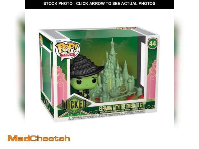 Lot 74-11550197 - Funko POP Town: Wicked - Elphaba with The Emerald City - Collectable Vinyl Figure - Gift Idea - Offi...