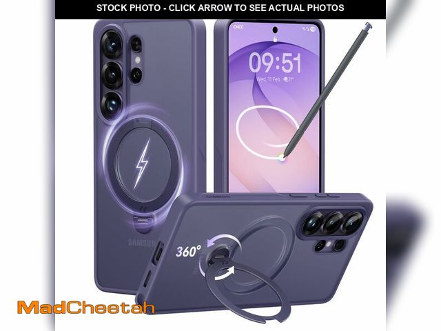Lot 74-14207202 - CASEKOO Cobalt Violet for Samsung Galaxy S26 Ultra Case with 360 Spin Magnetic Stand [Fit for MagSaf...