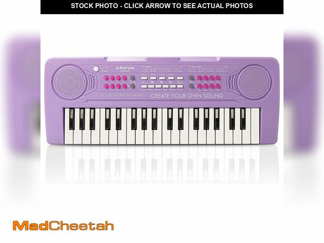 Lot 74-13951316 - Keyboard Piano for Kids, BIGFUN 37 Keys Toddler Piano Multifunction Music Educational Instrument Toy...