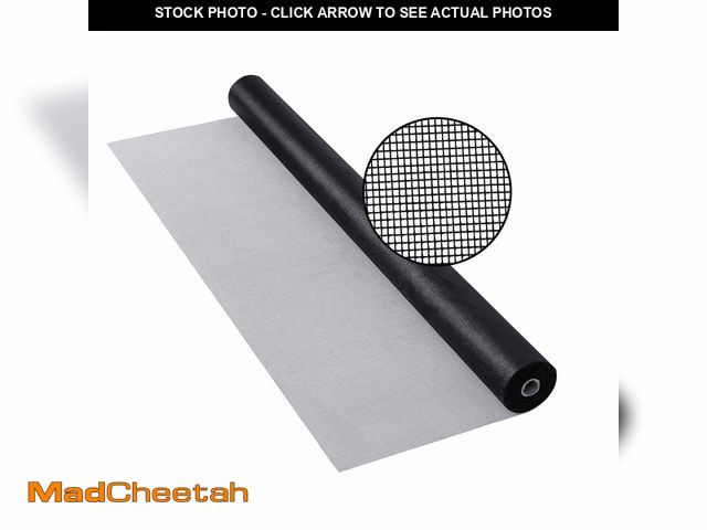 Lot 74-12800871 - BafloTEX Fiberglass Screen Roll DIY Screen Replacement Mesh with High Visibility 48 inch x 100 ft fo...