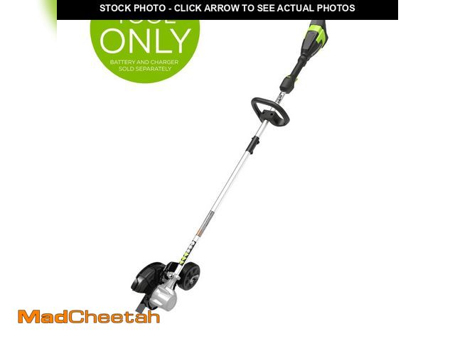 Lot 74-14310663 - Greenworks 40V 8-inch Brushless Edger, Tool Only, Battery and Charger Not Included - USED