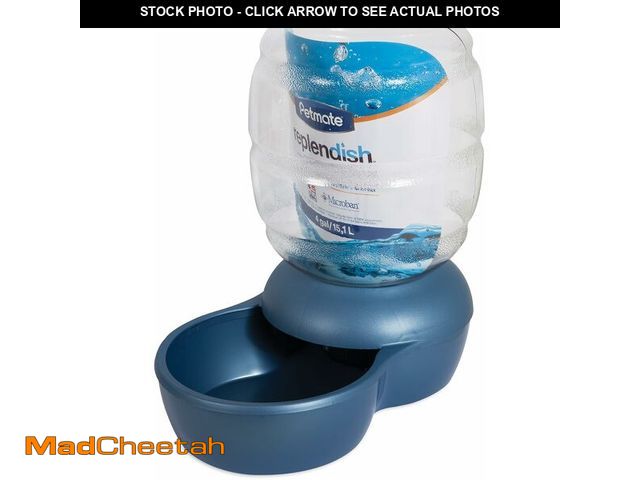 Lot 74-14582058 - Petmate Replendish Gravity Waterer for Cats and Dogs, 4 Gallons, Blue - UNUSED