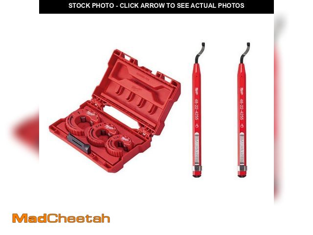 Lot 74-13051269 - *DIRTY/MISSING SOME* Milwaukee Close Quarters Tubing Cutter Set (3-Piece) With Reaming Pens *DIRTY/M...