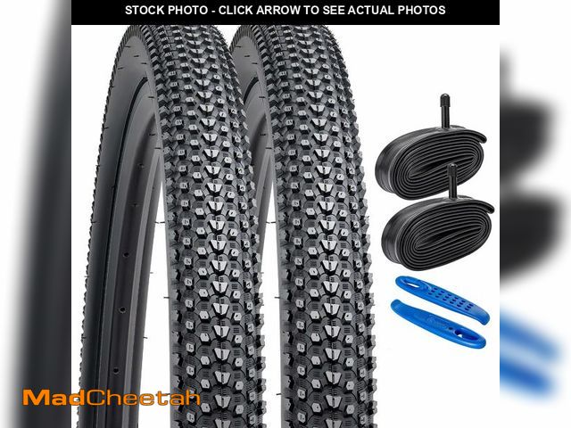 Lot 74-14274607 - YUNSCM 26" Mountain Bike Tires 26x2.10/52-559 and 26" Bike Tubes Schrader Valve Compatible with Off ...