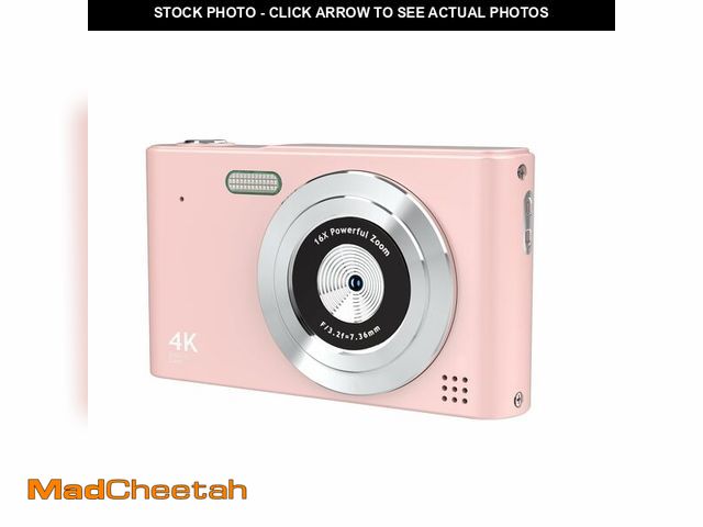 Lot 74-12875784 - Digital Camera, Camera for Kids, UHD 4K 48MP Point and Shoot Digital Cameras with 64GB SD Card and 1...