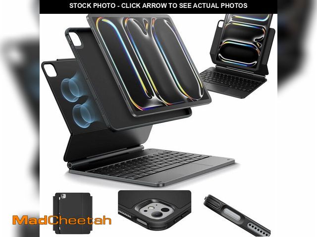 Lot 74-13323411 - ESR iPad Pro 13 Inch Case with Keyboard (M5/M4, 2025/2024), iPad Pro 13 Keyboard Case with Easy-Set ...