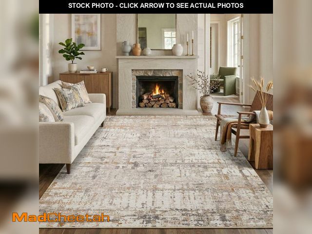 Lot 74-14358789 - Rugxara 6x9 Washable Area Rug for Living Room, Modern Abstract Large Boho Rugs for Office, Dining Ro...