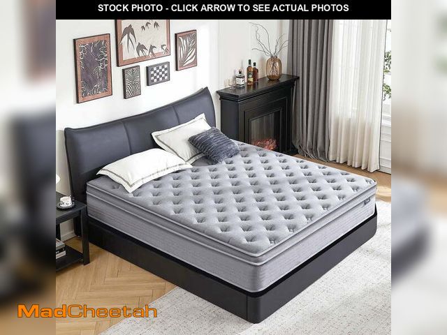 Lot 74-14586282 - Full Mattress, 12 Inch Hybrid Memory Foam Mattress in a Box with Upgrade Pocket Springs, Pressure Re...
