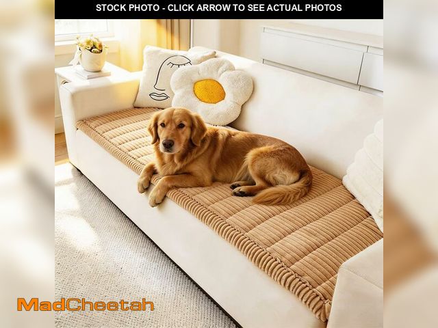 Lot 74-13947620 - Awjcsv Couch Cover for Dogs Washable, Fuzzy Pet Couch Covers for 3 Cushion Sofa Pet Friendly, Non Sl...