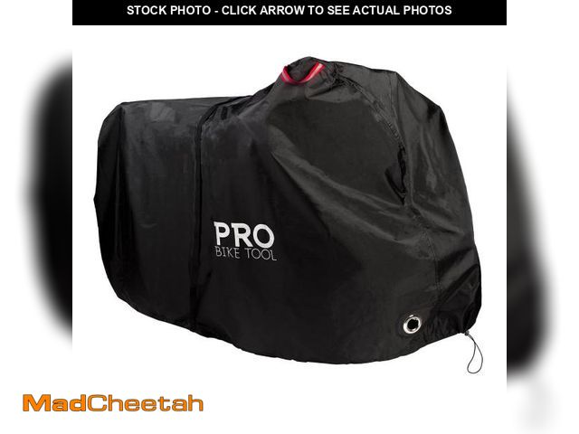 Lot 74-12311887 - PRO BIKE TOOL Waterproof Bike Cover - Outdoor Bicycle Storage Fits up to Bikes - Heavy Duty Ripstop ...