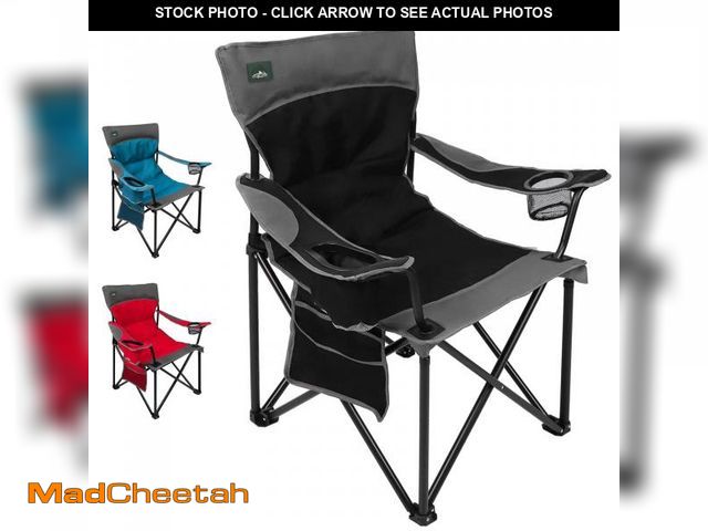 Lot 74-12419485 - Northroad Foldable Camping Chair Heavy-Duty Outdoor Folding Chair Support Up to 300lbs for Hiking, P...