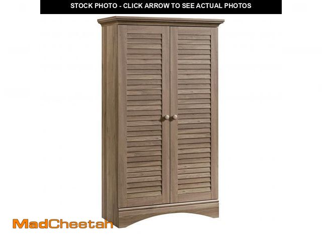 Lot 74-12243461 - Sauder Harbor View Multipurpose Storage, Tall Pantry Cabinet, L: 35.43" x W: 16.73" x H: 61.02", Sal...