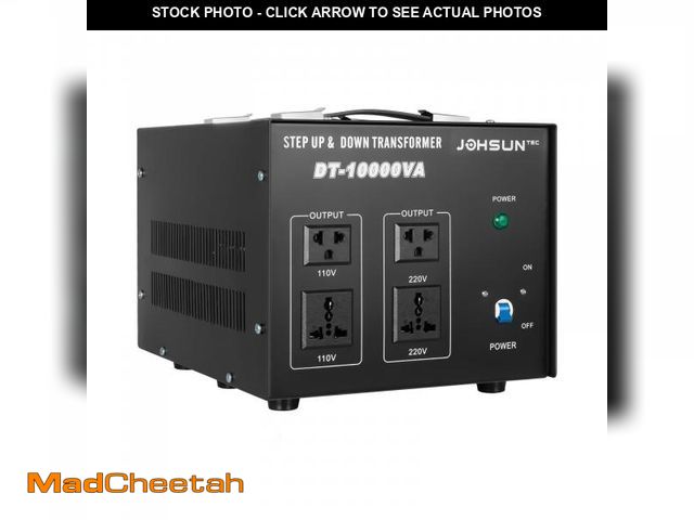 Lot 74-12101453 - DT-10000VA Voltage Converter - Step Up/Down Transformer, 8000W Heavy Duty, 220V to 110V &amp; 110V t...