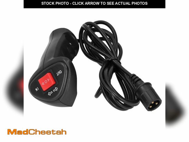 Lot 74-12444356 - Winch Controller,3 Pin Male Plug Electric Winch Remote Control Controller with 9.2ft Cable for Car O...